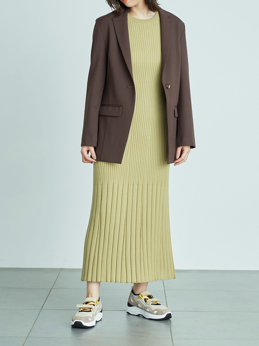 Emmi Atelier リブニットワンピース マキシ ロングワンピース ワンピース Emmi エミ の通販サイト 公式