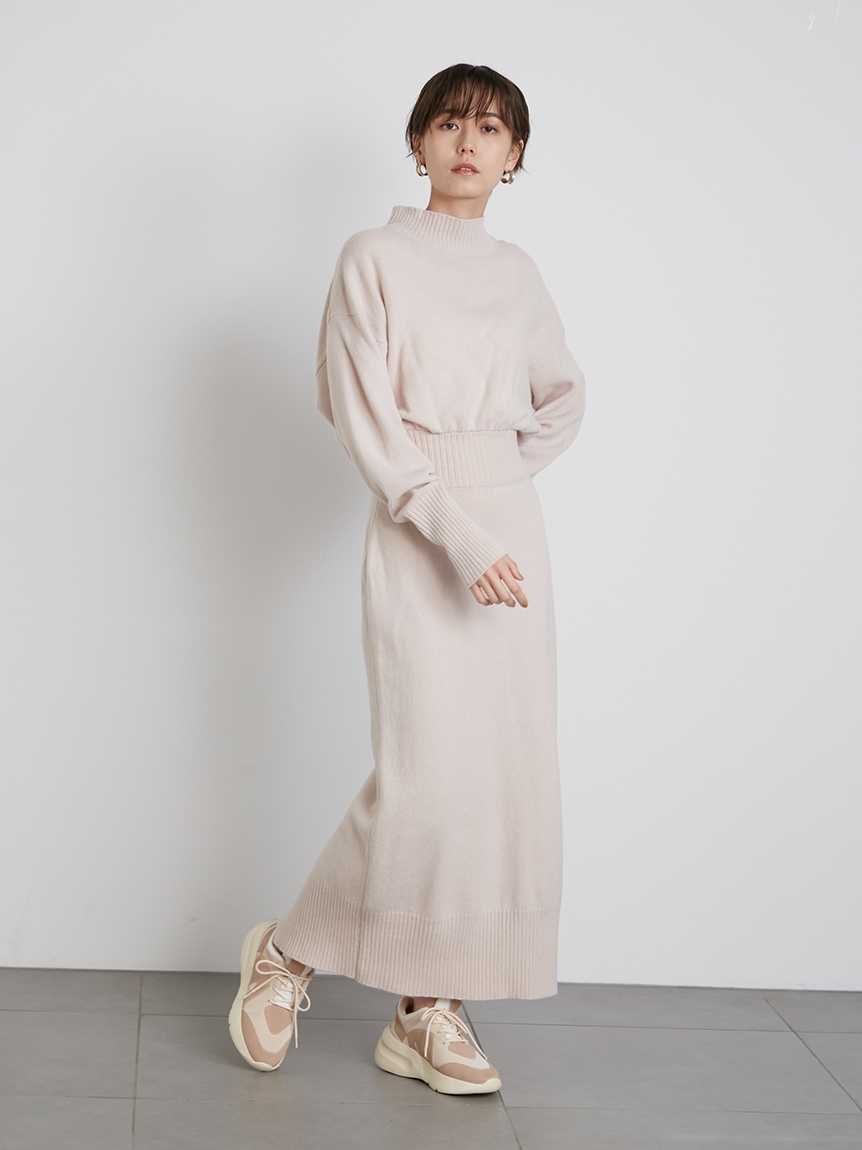 Emmi Atelier タスマニアウールニットワンピース マキシ ロングワンピース ワンピース Emmi エミ の通販サイト 公式