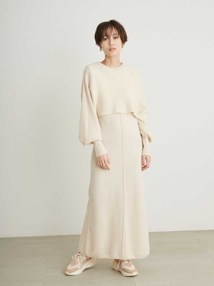 Emmi Atelier ２ピースニットワンピース ワンピース トップスセット ワンピース Emmi エミ の通販サイト 公式