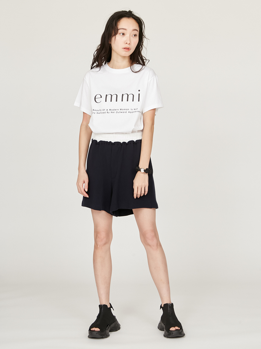 emmi atelier】ewcイージーショートパンツ シャツ セット - メルカリ