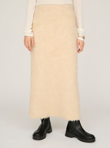 シャギーニットフレアスカート(ロングスカート)｜スカート｜emmi（エミ