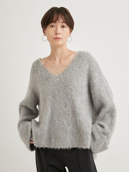 emmi atelier】シャギーニットプルオーバー(ニット)｜トップス｜emmi