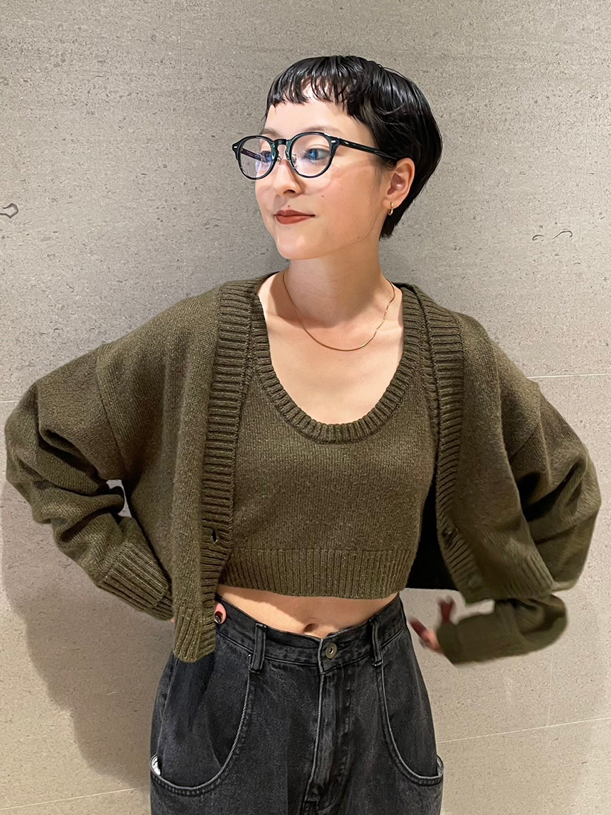 ウール混ニットアンサンブル(ニット)｜トップス｜emmi（エミ）の通販  