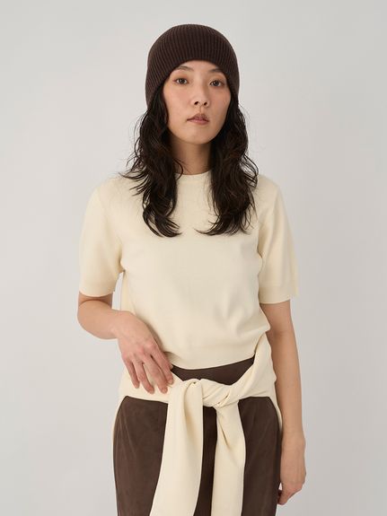 トップス inmi ロゴカットポロトップス(F WHITE): TOPS