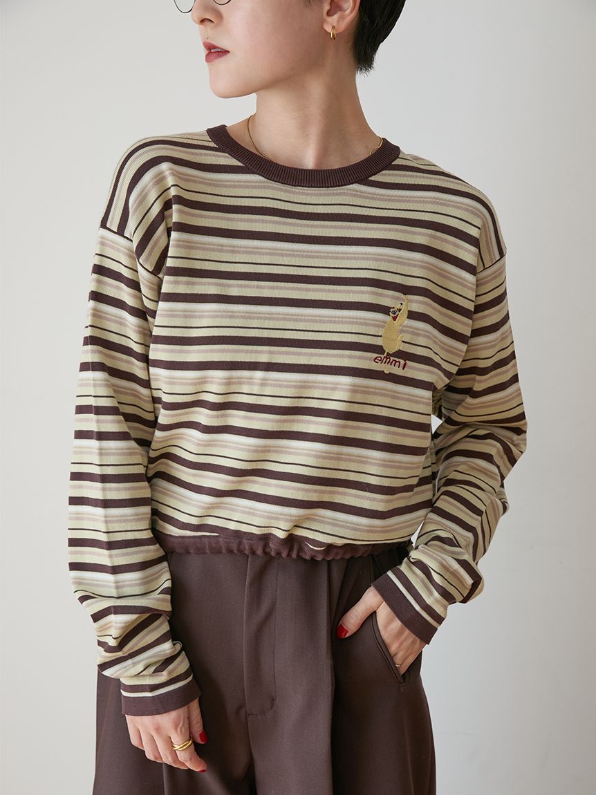 Global warming】ボーダーニットトップス(ニット)｜トップス｜emmi
