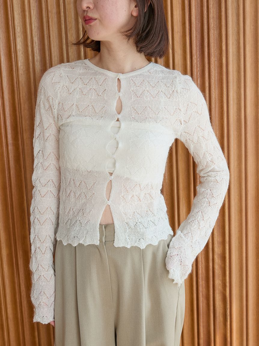 トップス emiigo Amilige（アミリージュ） ブラウス シャツ チェーンクロス付きセーラー