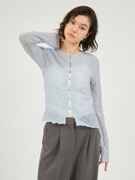 新品未使用　emmi ラメニットトップス　ネイビー ニット｜emmi（エミ）の通販サイト 【公式】