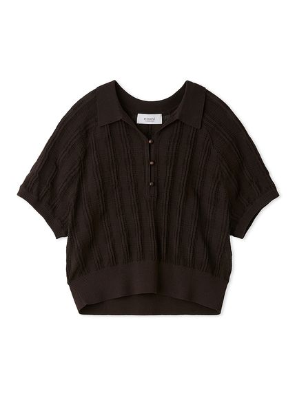 シアーチェックポロニット(ニット・セーター)｜TOPS｜emmi（エミ）の