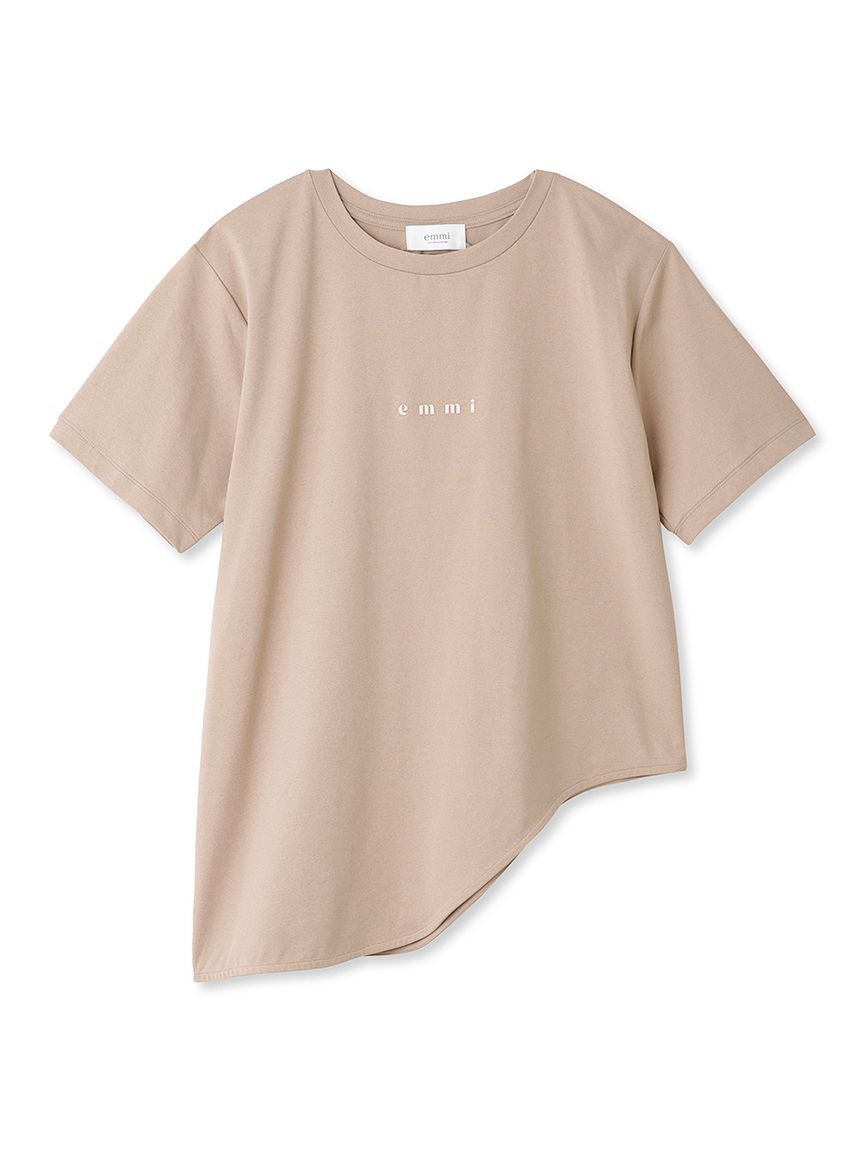 emmi yoga】emmiロゴバックシャンTシャツ(Tシャツ/カットソー