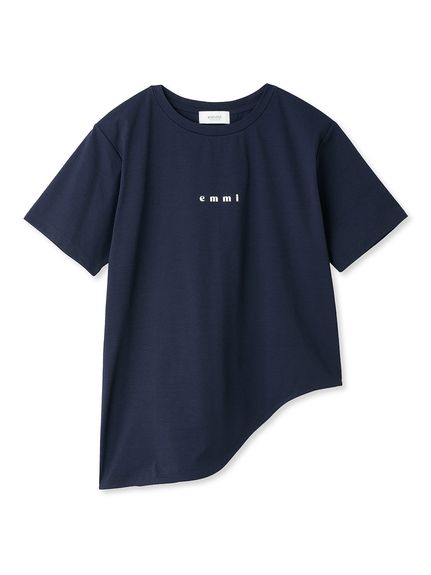 emmi yoga】emmiロゴバックシャンTシャツ(Tシャツ/カットソー