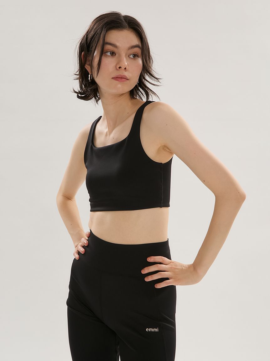 emmi トートバッグ・レギンス・ブラトップセット エミ ONLINE限定 Happy Active set ブラトップ・レギンス・ロング袖T