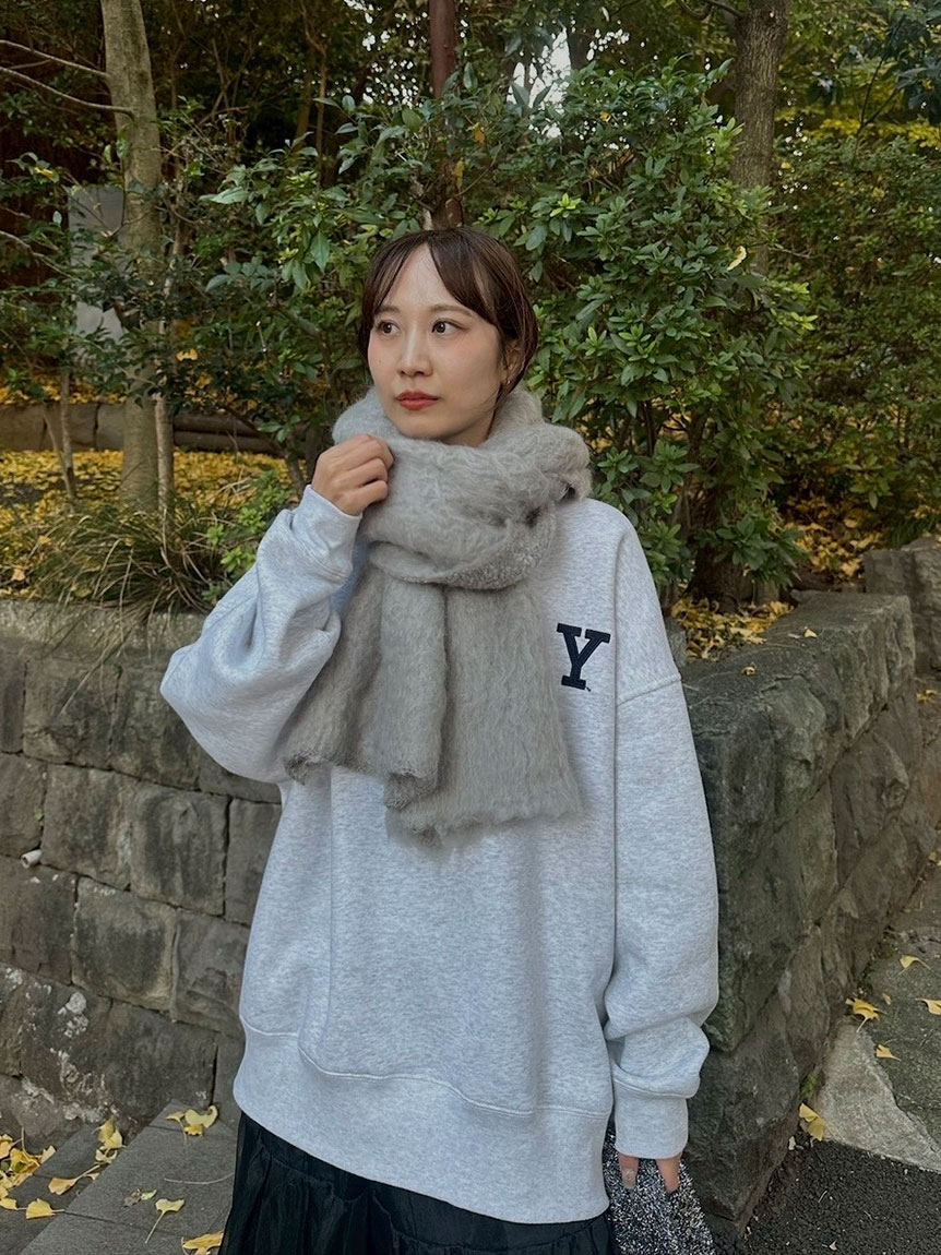 emmi×GOOD ROCK SPEED】カレッジワイドボディクルースウェット