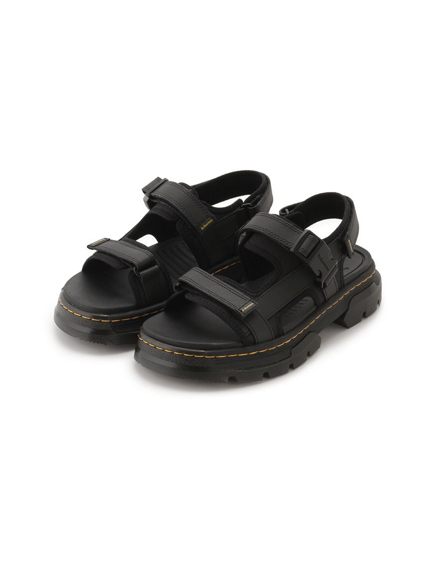 Dr. Martens Foster サンダル ブラック FORSTER マルチストラップ サンダル