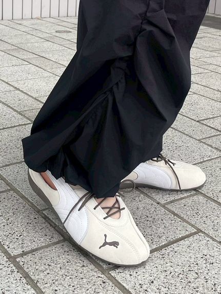 【ほぼ未使用】PUMA × emmi 厚底 BLACK25〈定価14,300円〉 emmi×PUMA】SpeedcatBalletNova(スニーカー)｜シューズ｜emmi（エミ
