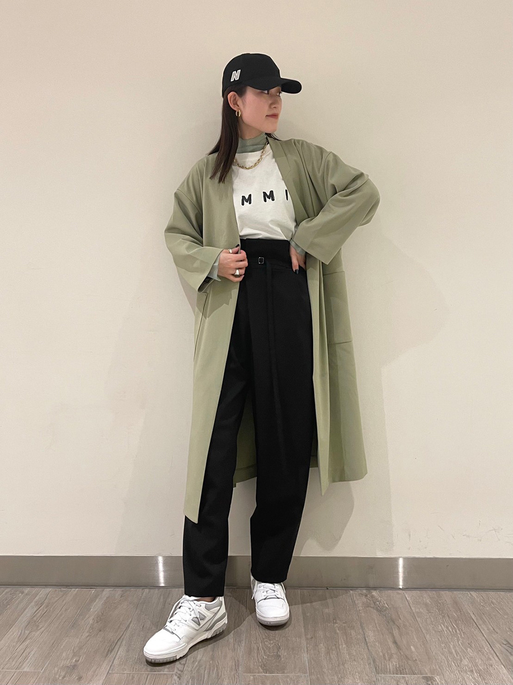 New balance for emmi】MET24 Long Gown(チェスターコート)｜アウター 