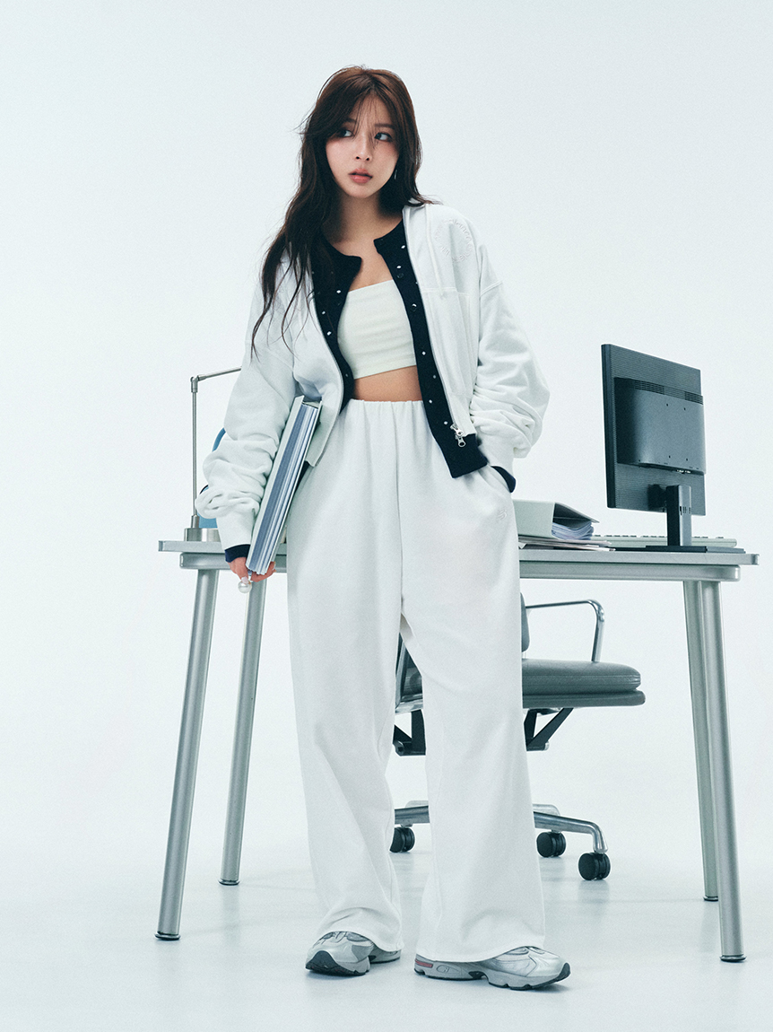 【New Balance for emmi】ウエストギャザースウェットパンツ