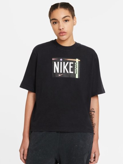 【NIKE】NSW ウォッシュ S/S Tシャツ(BLK-S)