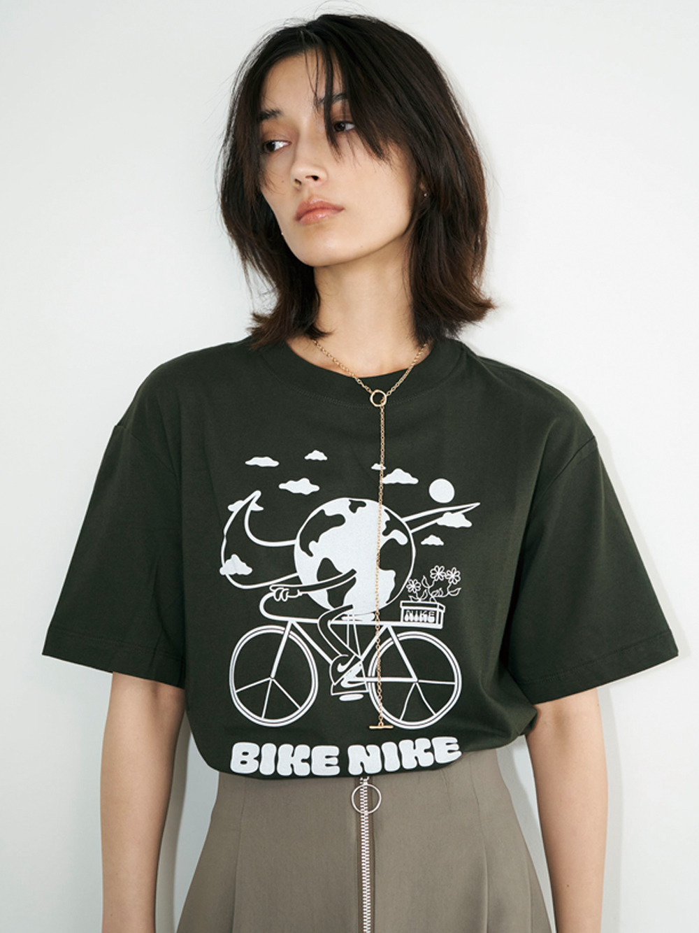 【NIKE】NSW RCR EARTH DAY T(BLK-S)