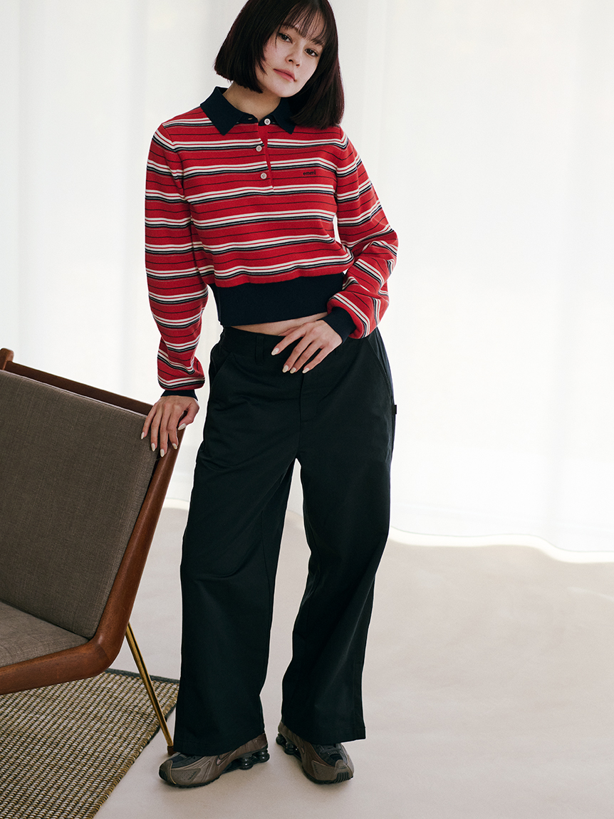 【NIKE】MID-RISE TWILL TROUSERS PANTS