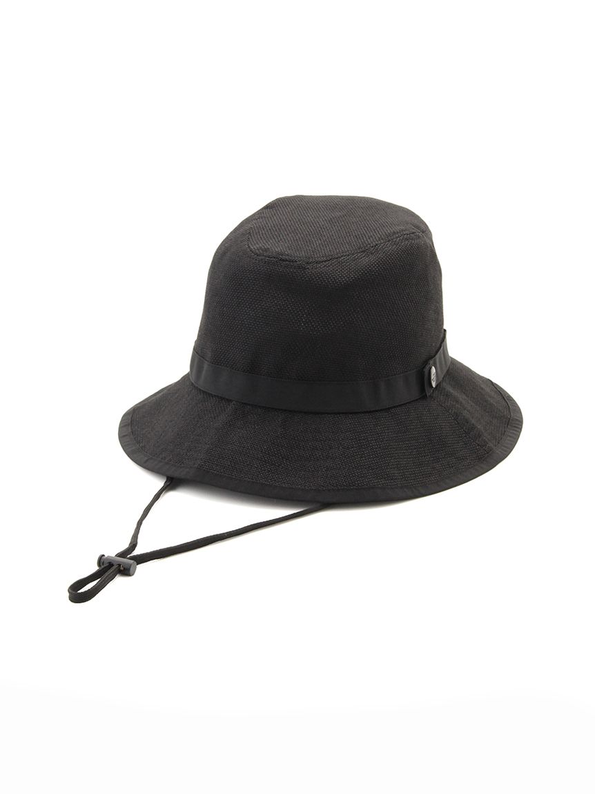 【美品】emi様用ナゴンスタンス　黒バケットハット 美品】emi様用ナゴンスタンス 黒バケットハット back tie hat｜M｜