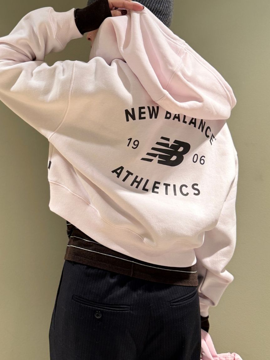 New Balance for emmi】Reimagined Fleece Full Zip Hoodie(スウェット