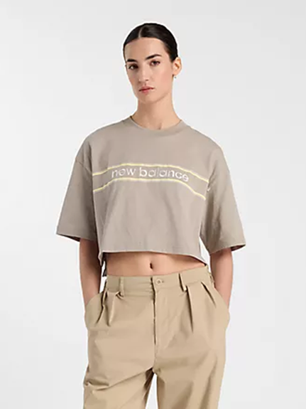 エコロミ New Balance for emmi】Athletics リニアロゴTシャツ(Tシャツ