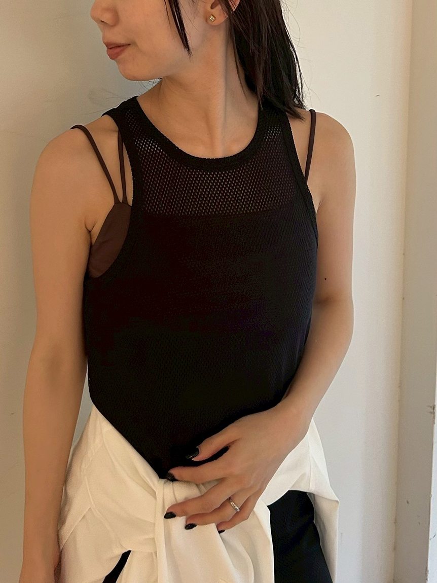 emmi×KEEN】NICE MINT TEE×MESH OP SET(カットワンピース)｜ワンピース