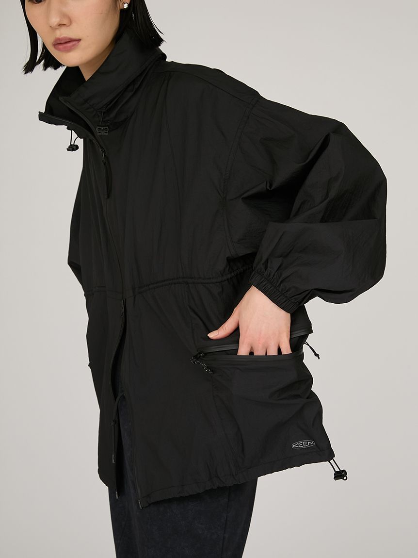 emmi メッシュフードジャケット ブラック emmi メッシュフードジャケット ブラック emmi メッシュフード