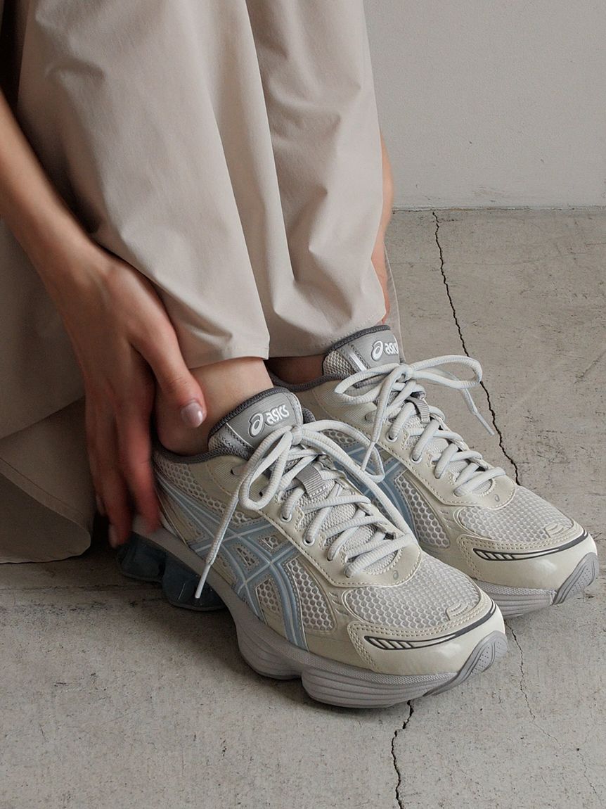 靴 ASICS for emmi GEL-KINETIC FLUENT ASICS X EMMI GEL-KINETIC FLUENT 'Cream/Soft Sky' – Unheardof