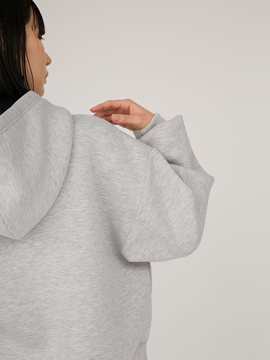 emmiロゴジップアップダンボールフーディ(スウェット/パーカー