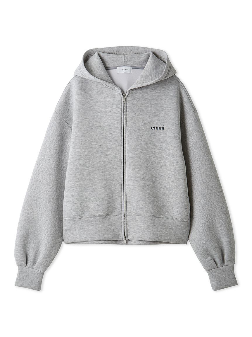 emmiロゴジップアップダンボールフーディ(スウェット/パーカー