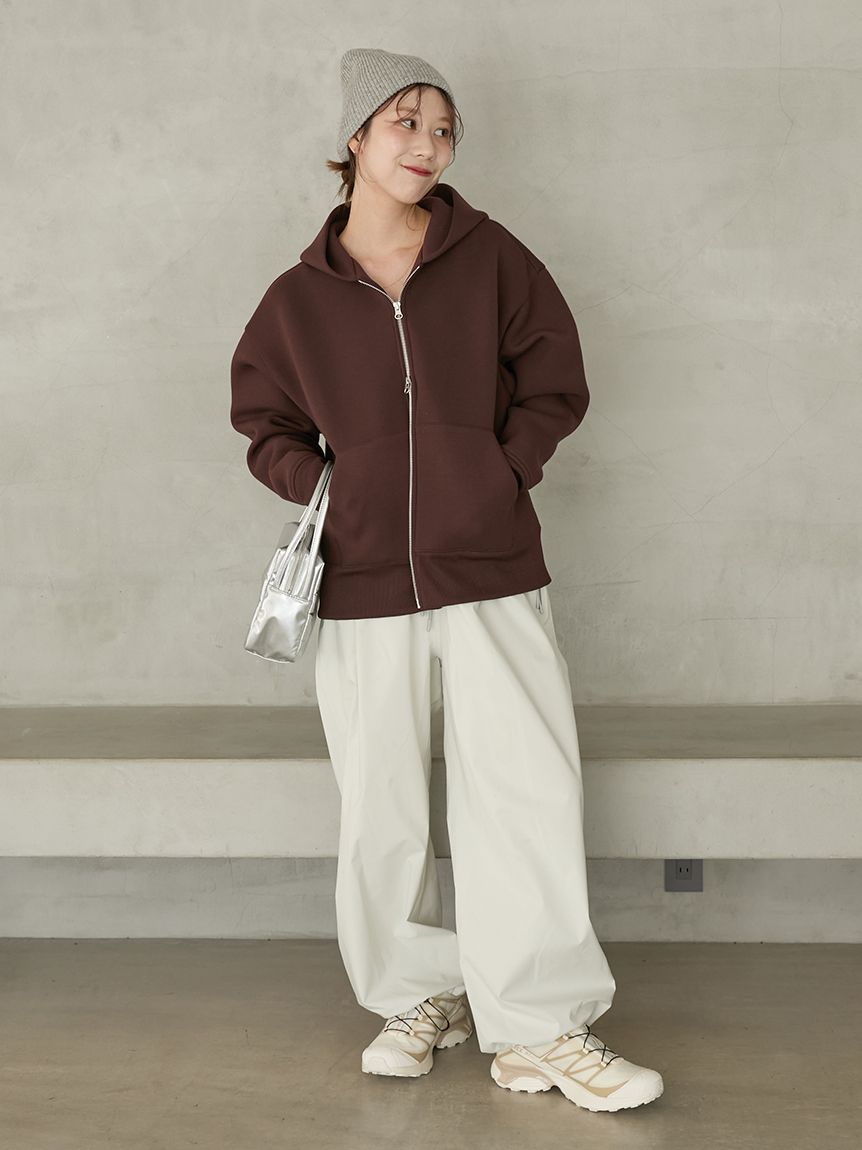 emmi スウェットパーカー MASHSTORE New Balance for emmi】ダブルジップフーディースウェット(スウェット