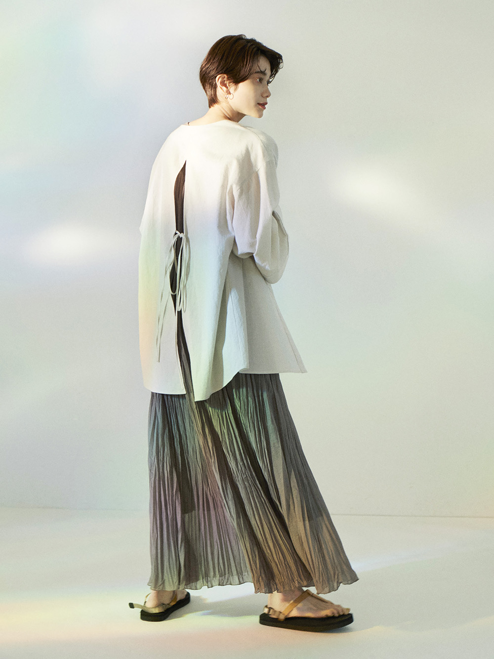 Emmi Atelier ノースリワッシャーワンピース マキシ ロングワンピース ワンピース Emmi エミ の通販サイト 公式