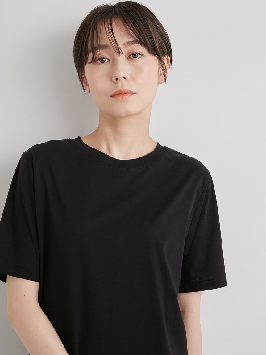 emmi atelier】裾バルーンＴシャツワンピース(マキシ・ロング