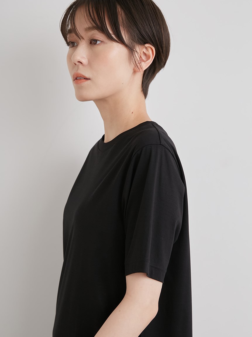 emmi atelier】裾バルーンＴシャツワンピース(マキシ・ロング ...