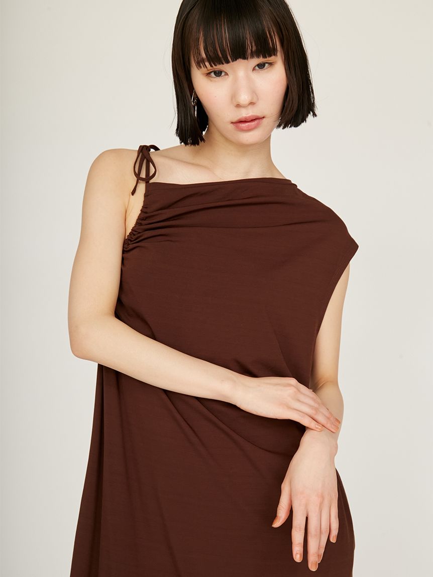 emmi アシンメトリーカットワンピース emmi｜アシンメトリーカットワンピース | Rakuten Fashion(楽天