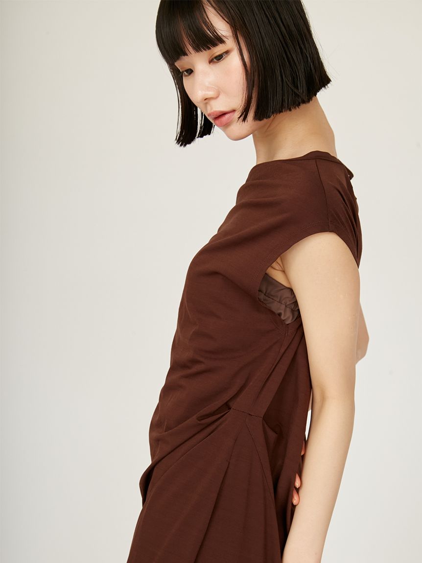 前後ドロストデザイン アシメ変形ワンピース – LILA & CITTA