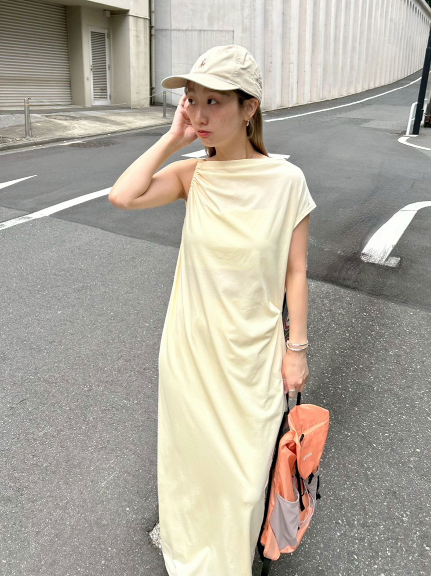 アシンメトリーカットワンピース(キャミワンピース)｜ワンピース