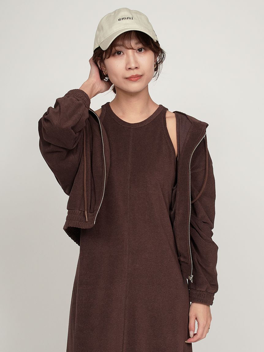 emmi×PlaX（TM）】パイルアメスリワンピース(カットワンピース