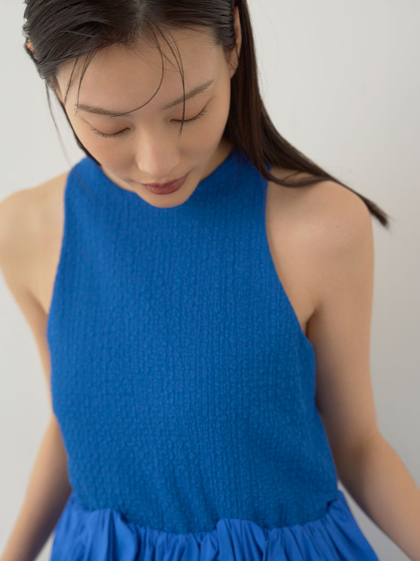 emmi カットドッキングミニワンピース カットドッキングミニワンピース（ミニワンピース）｜emmi