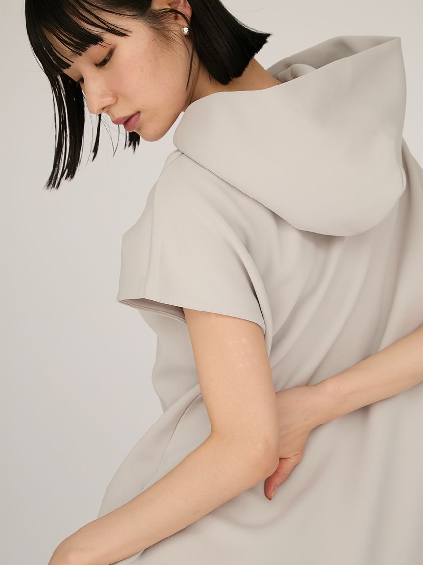 限定カラー】emmiロゴフーディーワンピース(カットワンピース