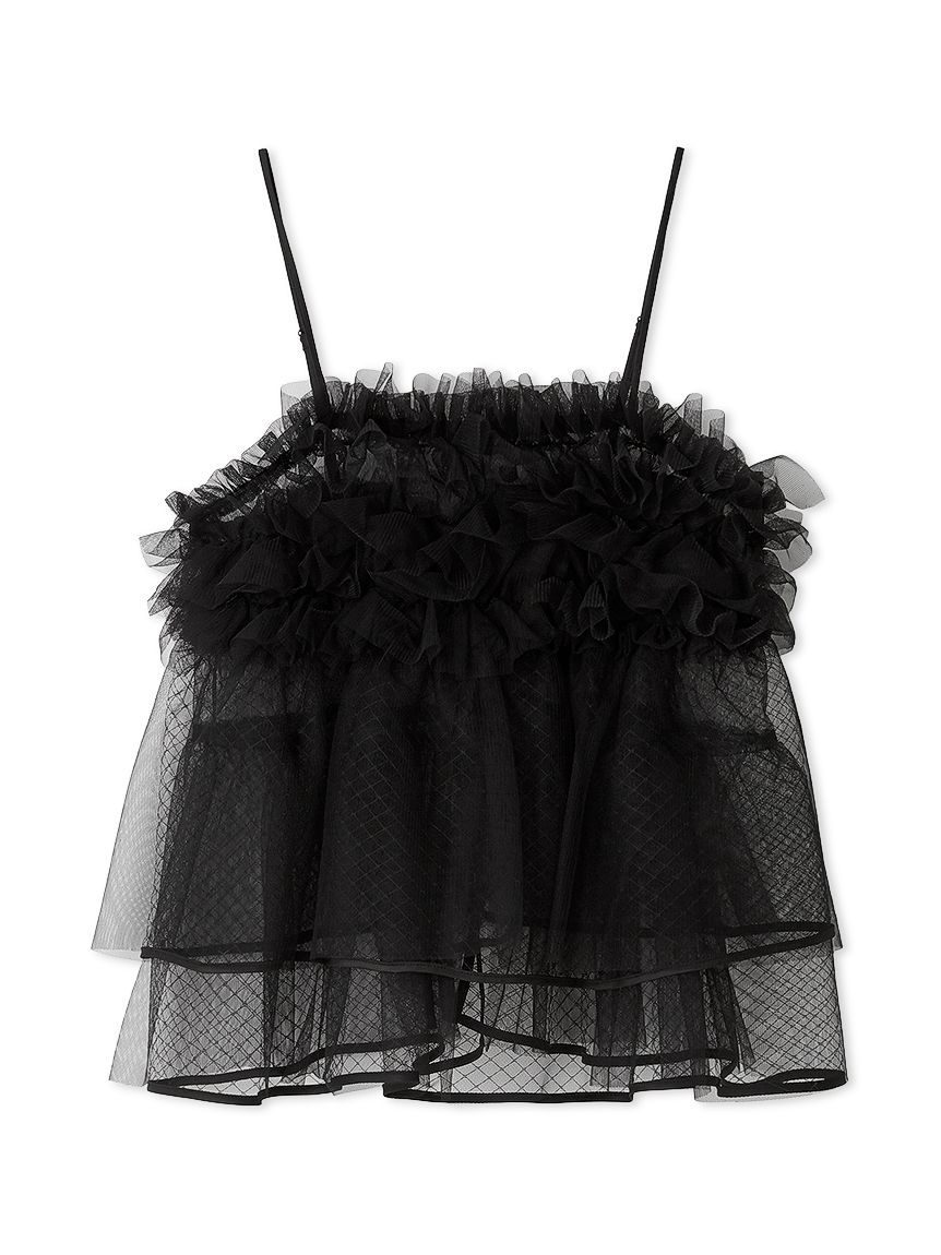 セットアイテム】チュールビスチェ×裏毛ワンピースセット(マキシ