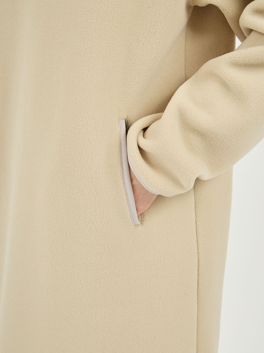 セットアイテム】eco ストール付きフリースワンピース(カット