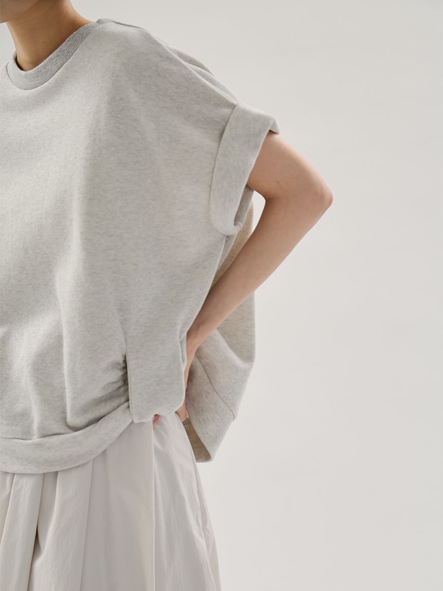 eco 裏毛プルオーバー×撥水バルーンスカートセット(Tシャツ/カットソー