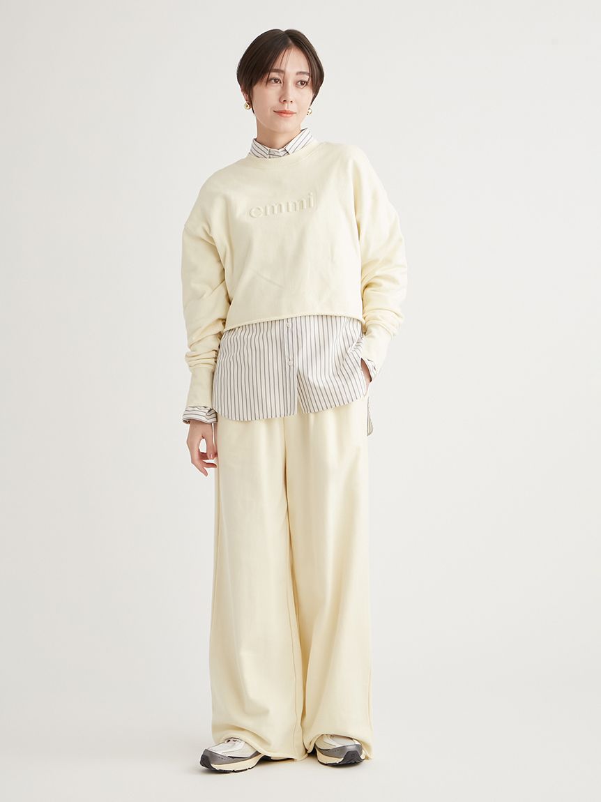 10th】eco emmiロゴスウェットパンツ(スウェットパンツ)｜パンツ