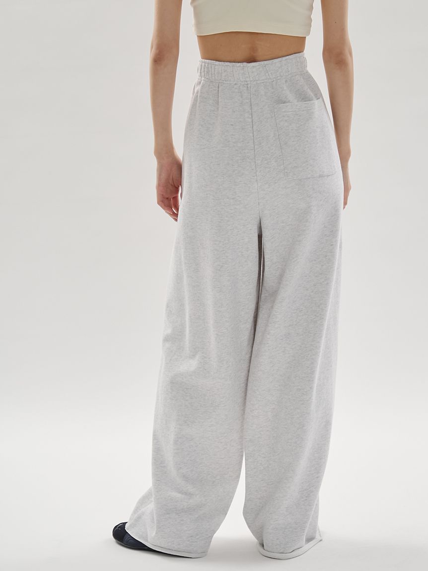 【ルミダイエット】 ホワイト　Mサイズ(ウエスト63〜90㎝) w closet（ダブルクローゼット） ブーツカットデニムパンツ M ケミカル