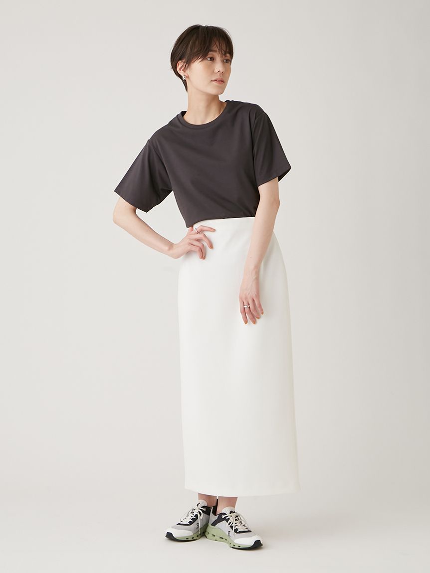emmi atelier】ecoジャージIラインスカート(タイトスカート)｜スカート