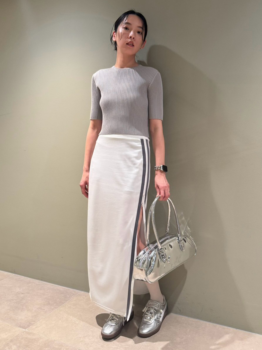 emmi atelier】ecoジャージIラインスカート（スカート）｜emmi