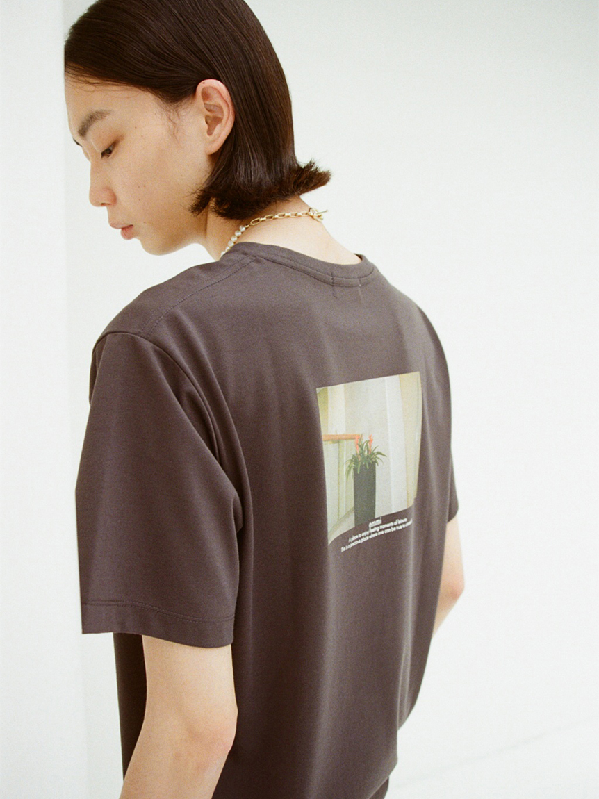 emmi atelier】UpDRIFTフォトTシャツ(Tシャツ/カットソー)｜トップス