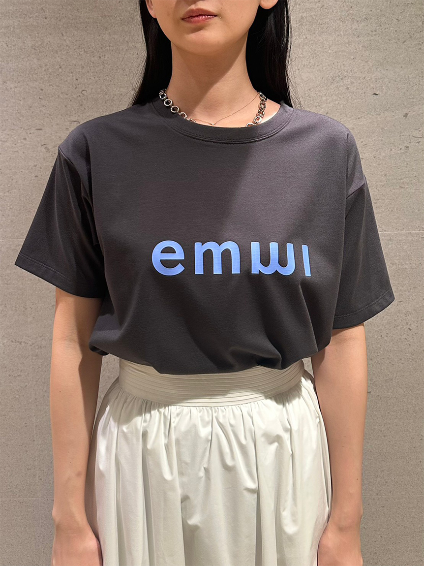 emmi atelier】UpDRIFTemmiロゴTシャツ(Tシャツ/カットソー)｜トップス